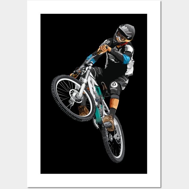 BMX Rider Wall Art by TambuStore